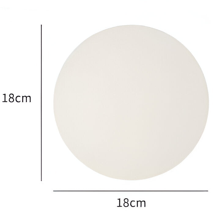 Dioscuri Minimalistische Ronde Glazen Wandlamp
