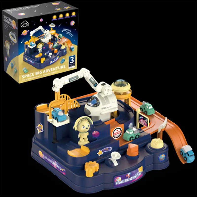 Magnetisch Autospeelbaan – Interactieve Montessori Avonturen Set met Auto's