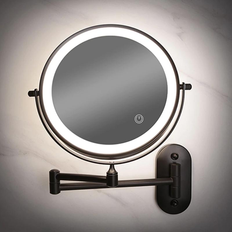 OnyxFlex Make-up Spiegel Met Oplaadbare LED Vergroting