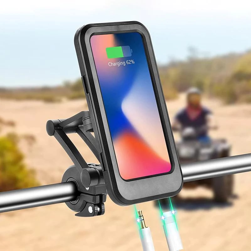 15W Powerbank - Waterdichte Houder voor Fietsstuur