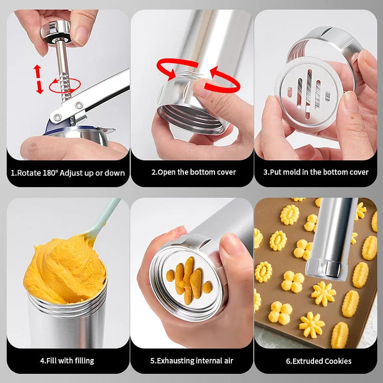 1+1 Gratis | ProBaker™ | Perfecte Koekjes, moeiteloos gevormd
