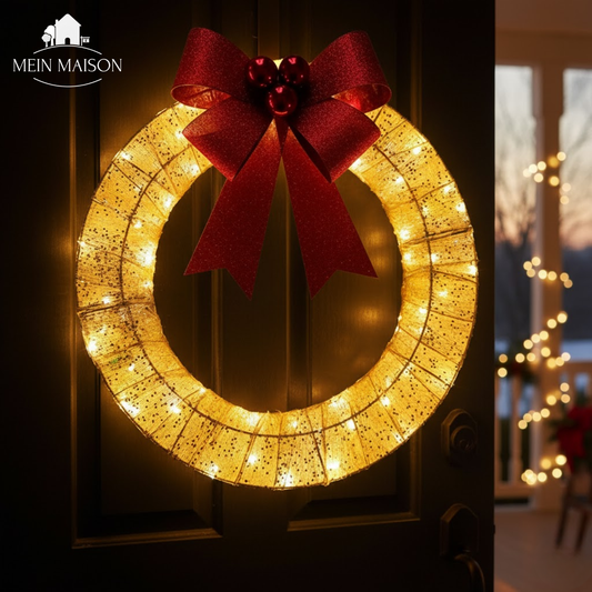 GlorinaWreath – Stralende Kerstsfeer voor Binnen- en Buitengebruik