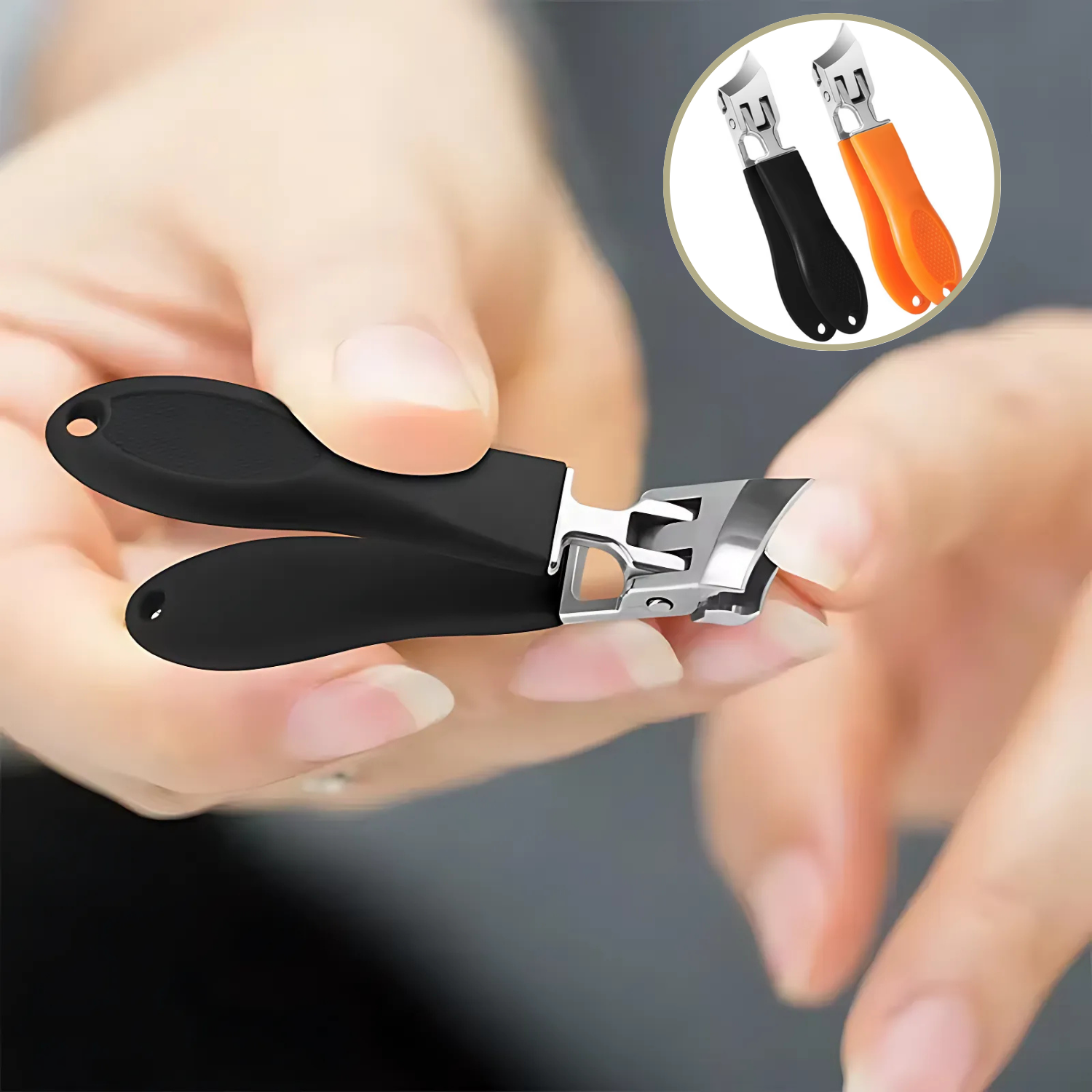 Nagelknipper WideTrim | Extra Brede Snijklep | Anti-Spat Ontwerp | Roestvrij Staal