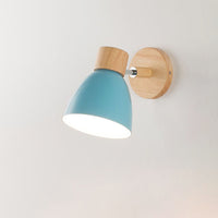 Moderne Minimalistische Houten Kegel LED Wandlamp | 1-Licht