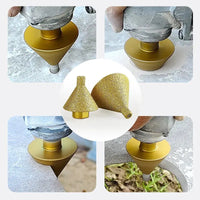 Diamantfasefrees – precisie kantbewerking zonder water (38mm en 50mm)