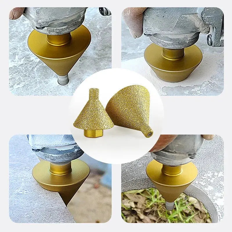 Diamantfasefrees – precisie kantbewerking zonder water (38mm en 50mm)