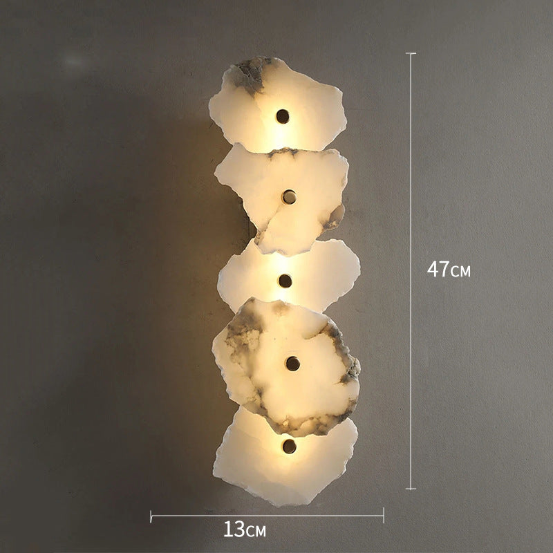 Moderne Onregelmatige Marmeren Minimalistische Wandlamp