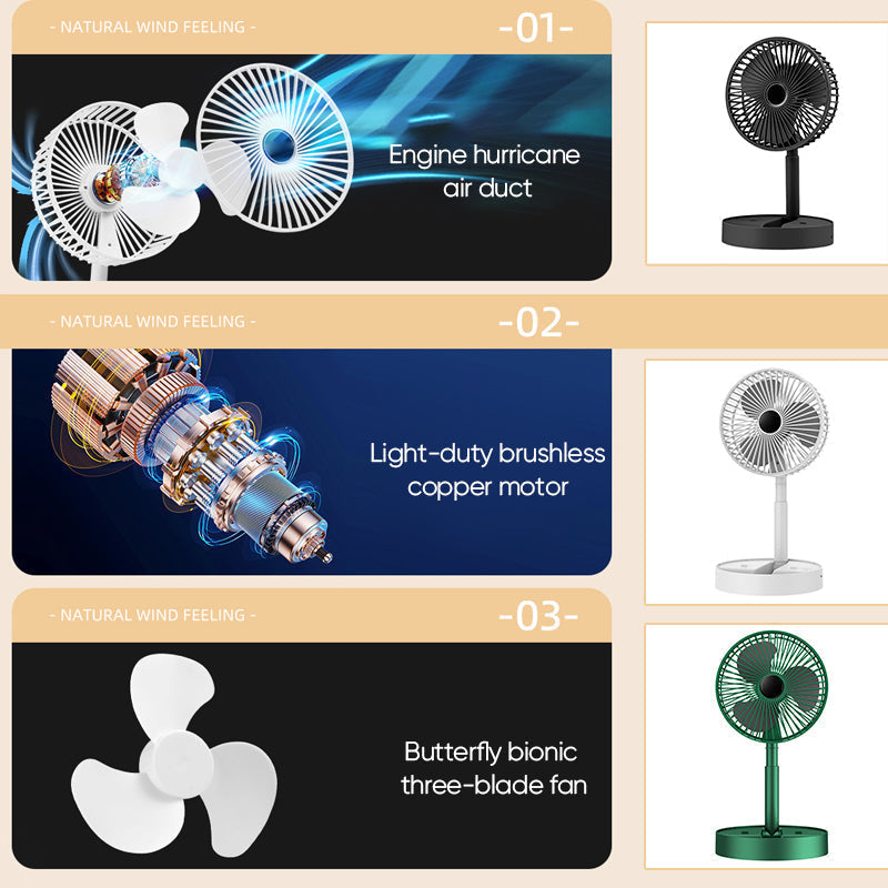Telescoop Vouwventilator