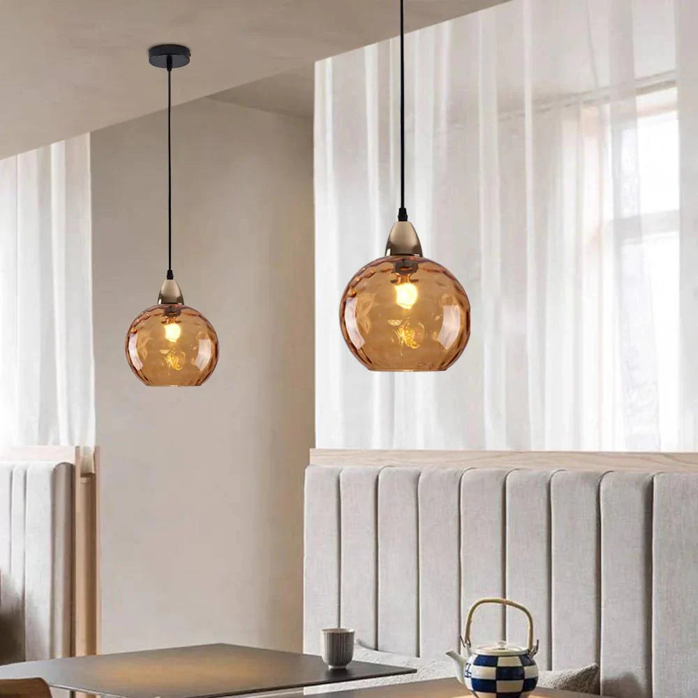 Moderne LED Nordic Plafond Glas Bal Hanglamp