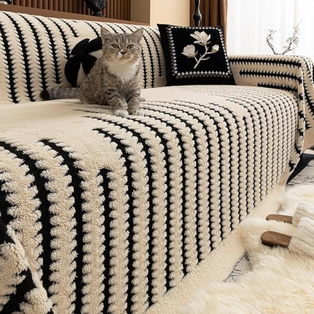 Heritage Pluche Tufted Sofa Cover