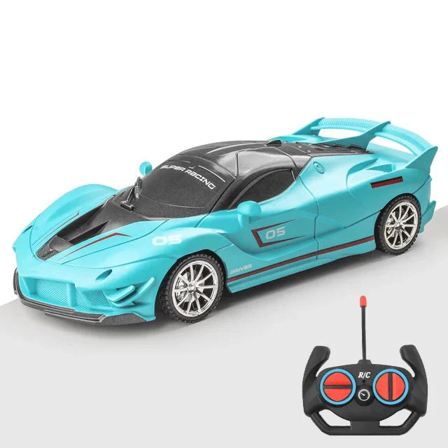 Raceline – 1:18 RC Auto met LED Licht & 30 m Bereik voor Kinderen