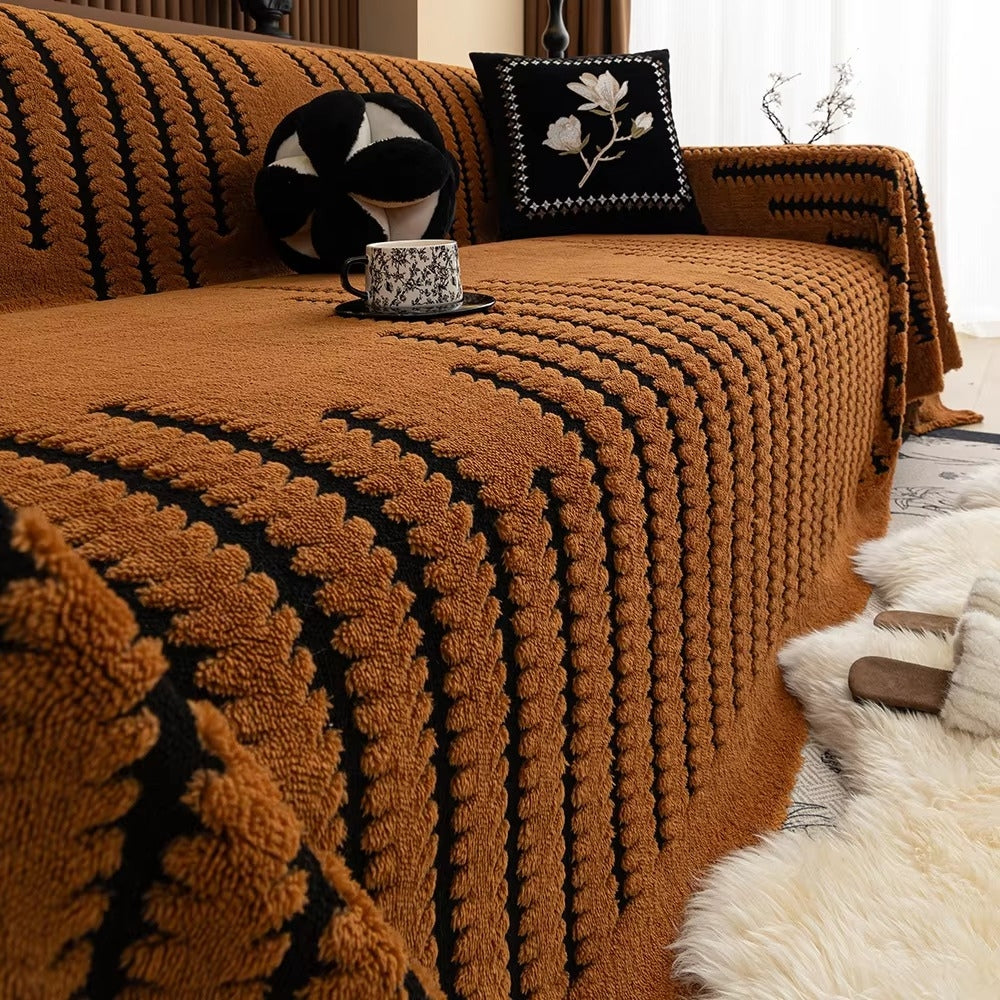 Heritage Pluche Tufted Sofa Cover