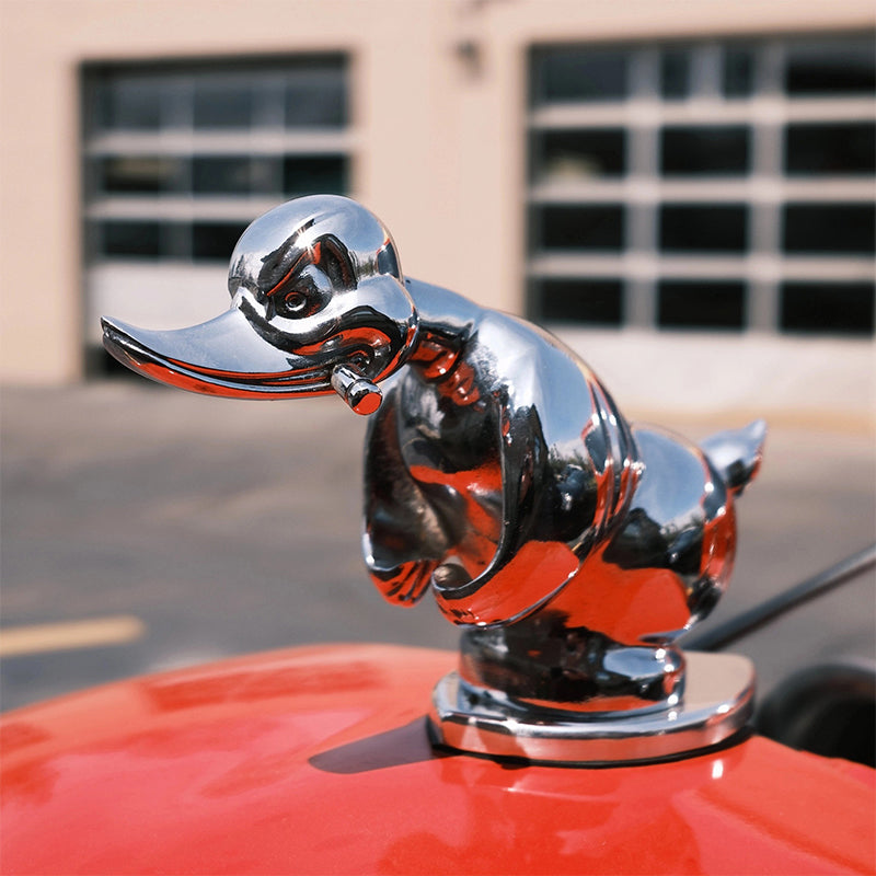 Boze Rubberen Eend Motorkap Ornament