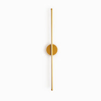 Arisha LED Lineaire Spiegel Voor Wandlamp, Zwart/Goud