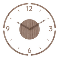 Nock Silent Design-Wandklok | Acryl & Hout