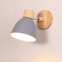 Moderne Minimalistische Houten Kegel LED Wandlamp | 1-Licht