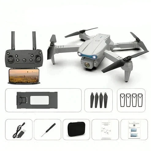 SkyCapture - Drone met dubbele camera 4K UHD voor buitengewone luchtfoto's