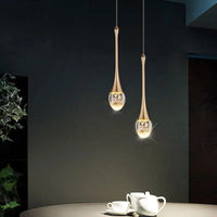 Glazen hanglampen met warm licht - Vetra