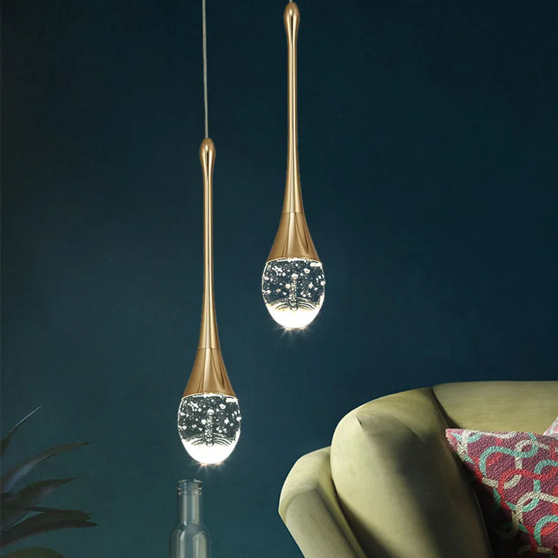 Glazen hanglampen met warm licht - Vetra
