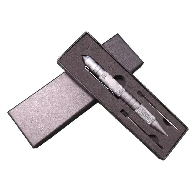 Hoogwaardige draagbare multifunctionele 3-in-1 militaire tactische pen