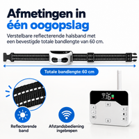 Draadloze Omheining & Trainingshalsband 2-in-1 - Waterdicht & Oplaadbaar