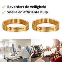 MediBand (Personaliseerbaar) | De veiligheidsarmband die spreekt wanneer jij dat niet kan