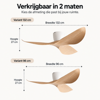 Nelvarn – Minimalistische Plafondventilator Met Bladen