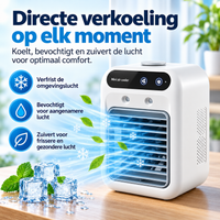 Draagbare mini-luchtverfrisser – alles-in-één