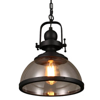 Schaalvormige Glas Pendelleuchte | Industrieel Retro Design