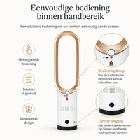 Airpure | Kolomventilator | Met oscillatiefunctie en LED-touchscreen