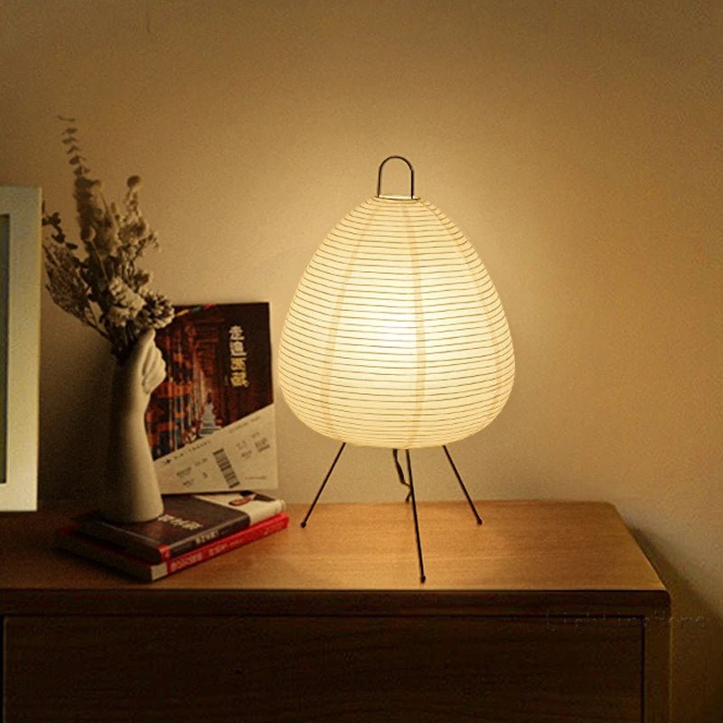 Japanse lamp gemaakt van rijstpapier - Rijstpapier lamp