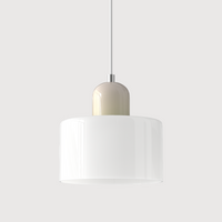 Gekleurde glazen Bauhaus hanglamp