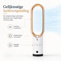 Airpure | Kolomventilator | Met oscillatiefunctie en LED-touchscreen