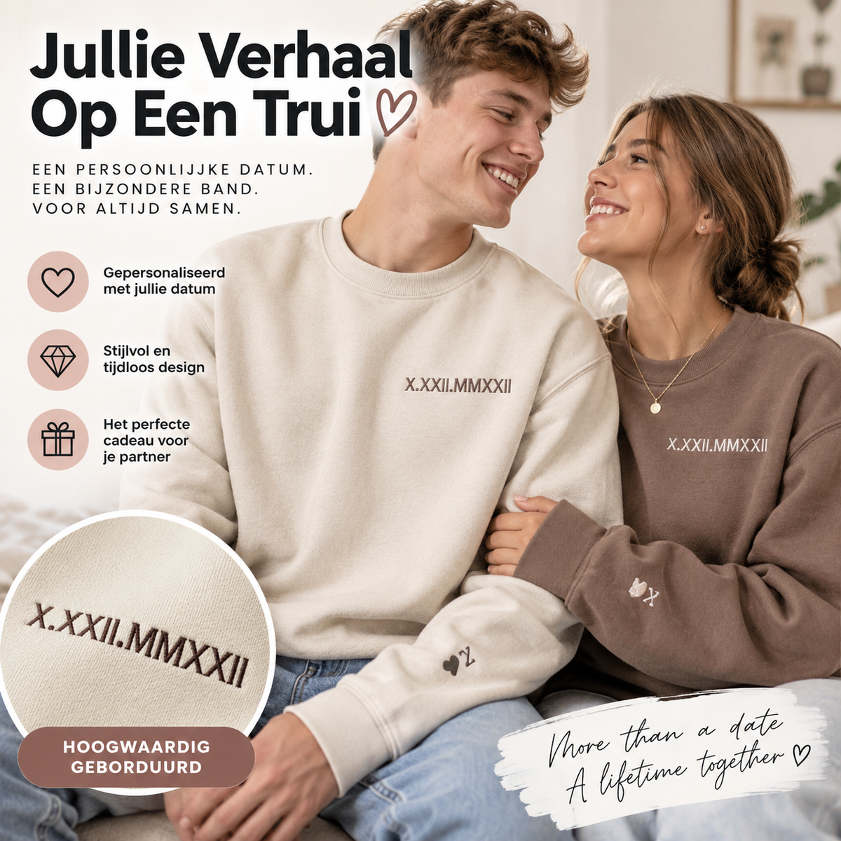 CoupleHoodie | Leg jullie liefdesverhaal vast in stijl