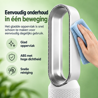 AirPure – Ultrastille bladloze torenventilator (< 32 dB)