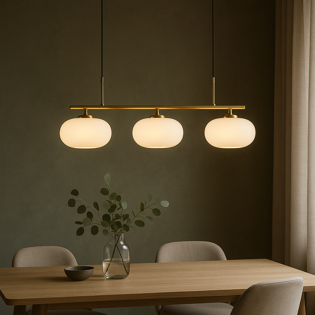 Moderne 3-Lichts Bauhaus Eiland Hanglamp