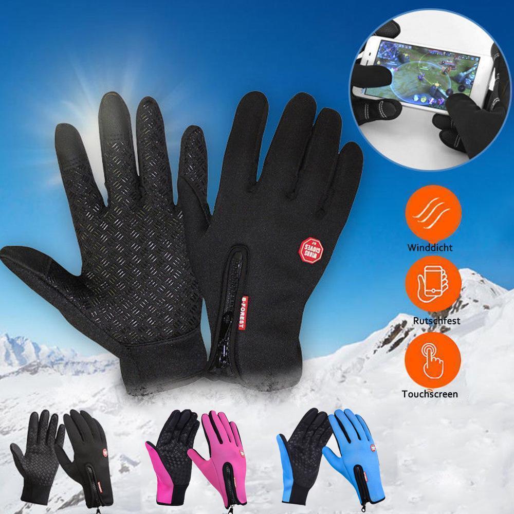 Premium warme winddichte waterdichte touchscreen handschoenen unisex