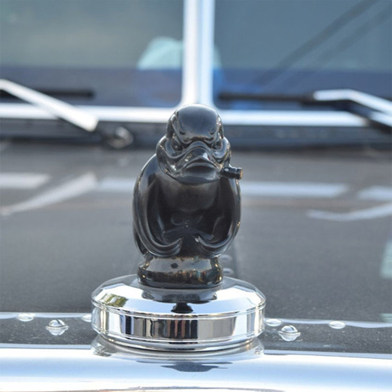 Boze Rubberen Eend Motorkap Ornament
