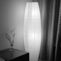 Noordse Rijstpapier Kolom 2-Lichts Vloerlamp
