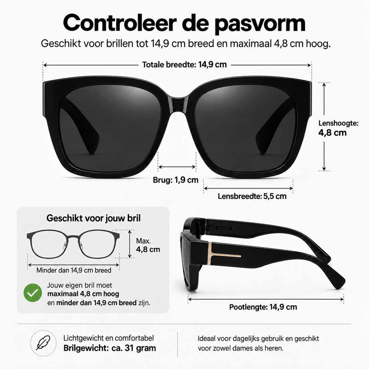 ClipShades | Stijlvolle Overzetzonnebrillen voor Brildragers