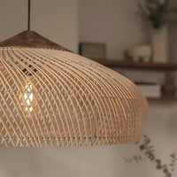 Geweven Koepel Bohemian Rattan Hanglamp