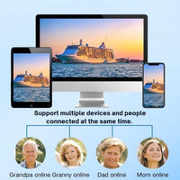1080P Draadloze WiFi Beveiligingscamera | Weerbestendig, App-Gestuurd & Ideaal voor Binnen- en Buitentoezicht | Kleine Gesloten Circuitcamera