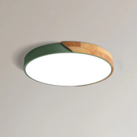 Delos Skandi Houten Plafondlamp | Natuurlijk LED-Designlicht
