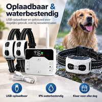 Draadloze Omheining & Trainingshalsband 2-in-1 - Waterdicht & Oplaadbaar