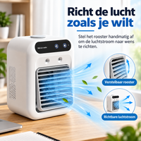 Draagbare mini-luchtverfrisser – alles-in-één