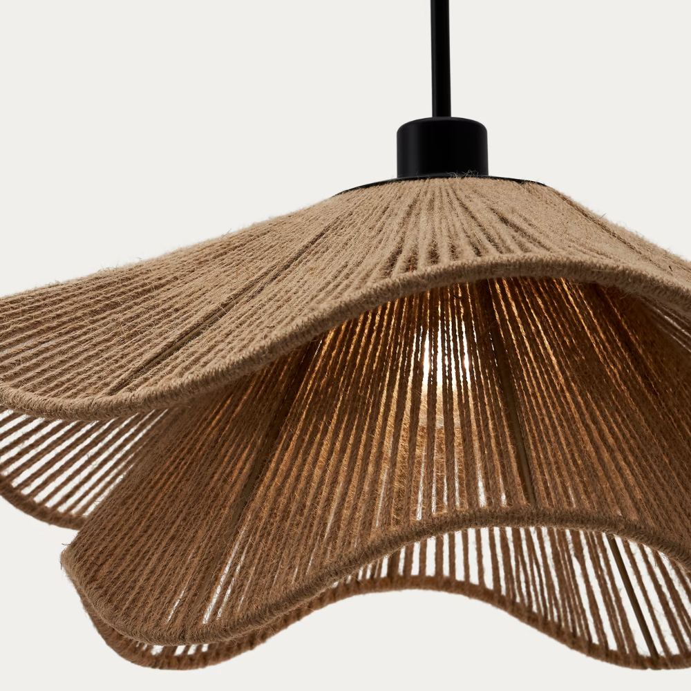 Cape Points Boho Natuurlijke Jute Vezel Hanglamp