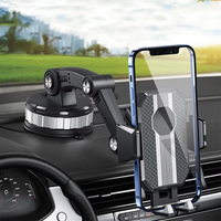 Handyhouder Auto GripTech | Sterke Zuigkracht | 360° Rotatie | Eenvoudige Bediening met Één Hand