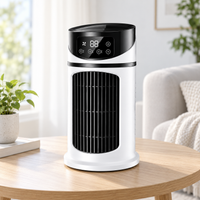 Burea ventilator met verdampingskoelsysteem – USB, 6 snelheden