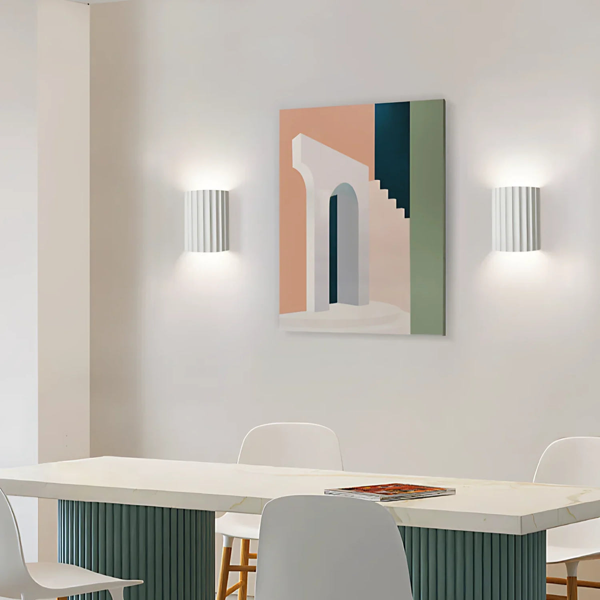 Nordic Resin Clarity Minimalistische Wandlamp