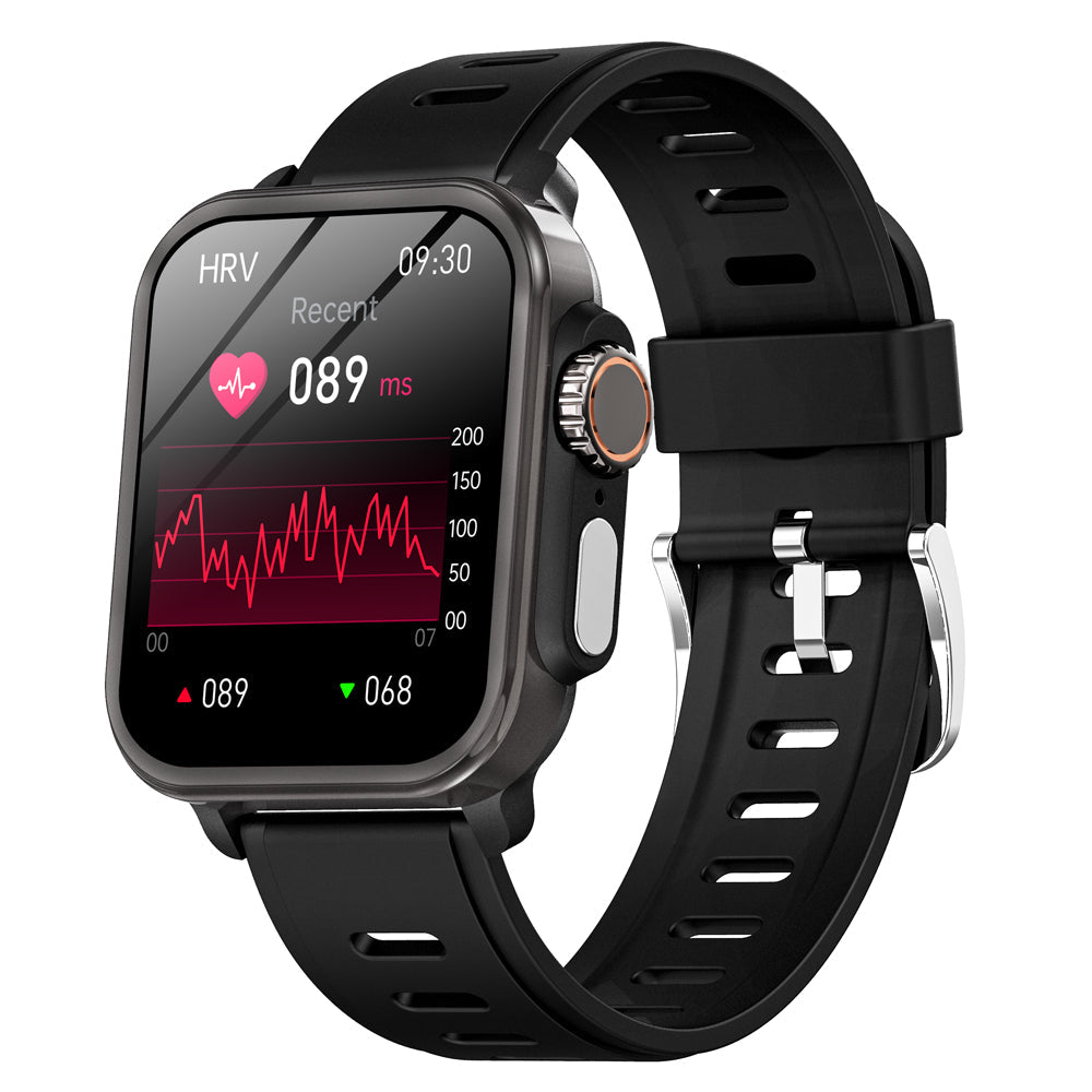 Skanto | Bloedglucose Bloeddruk Bloedzuurstof Slaapmonitor Waterdichte Smartwatch